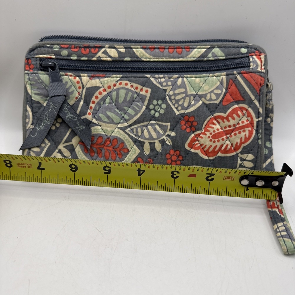 Vera Bradley Women's Floral Zip Wristlet - NOMADIC Accordian Wallet - Picture 14 of 14